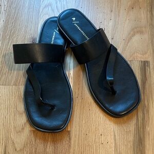 Anthropologie Black Sandals